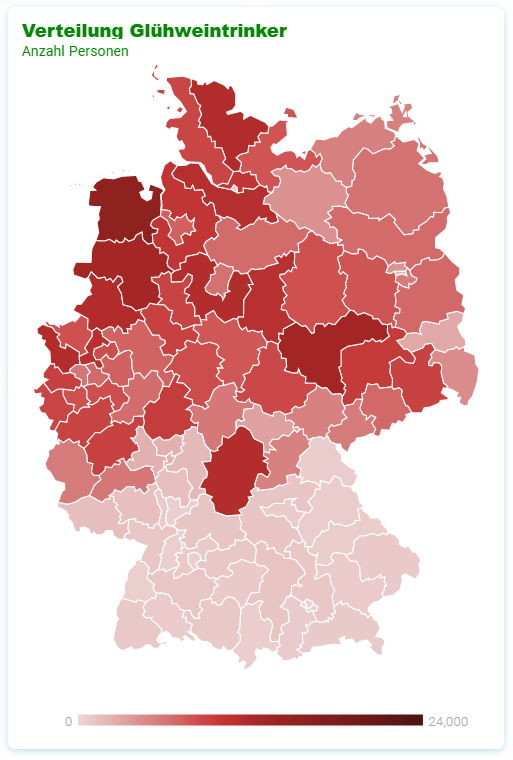 Glühweinverbrauch in Deutschland